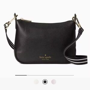 Kate Spade New York Rosie Small Leather Crossbody in Black